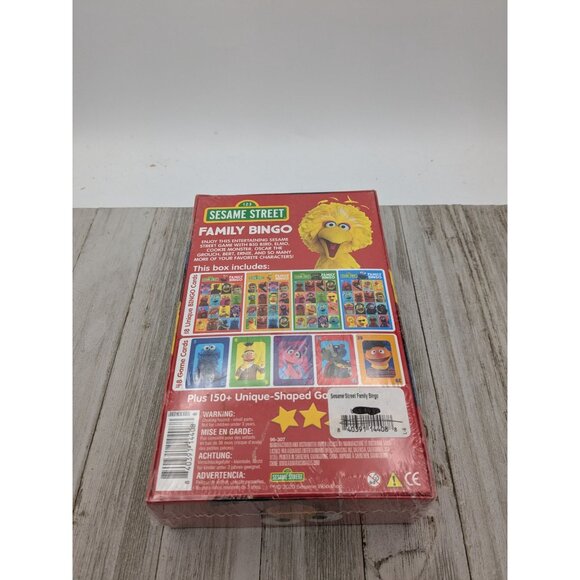 New Sesame Street Family Bingo Game 48 Bingo Cards 8 Unique Boards 150+ Pieces - Picture 3 of 5